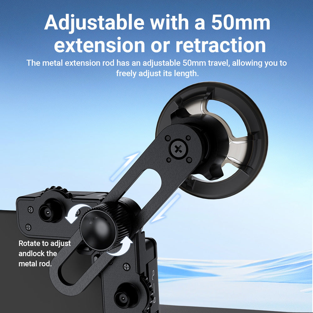 ACEFAST D43 Magnetic Dashboard Screen Car Phone Holder with N52 Magnets - Black