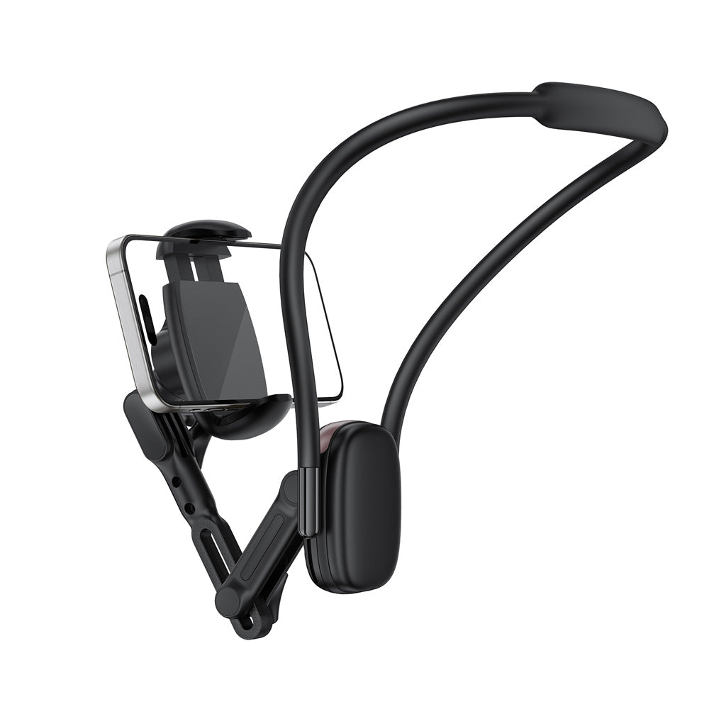 ACEFAST E33 Neck-Hanging Hands-Free Phone Holder for POV Recording - Black