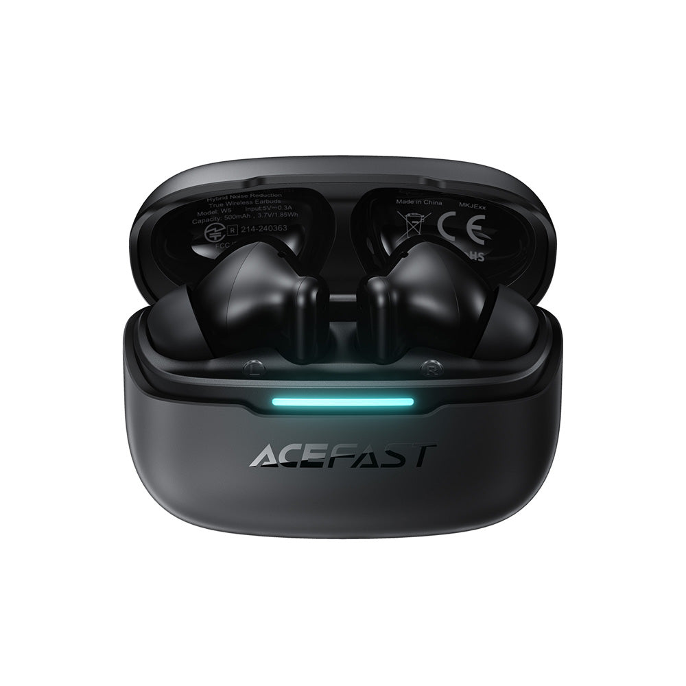 ACEFAST W5 Hybrid ANC Bluetooth 5.4 TWS Earbuds with Low-Latency Gaming Mode