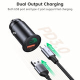 Romoss 30W USB & Type C Port Quick Charge 3.0 PD Car Charger