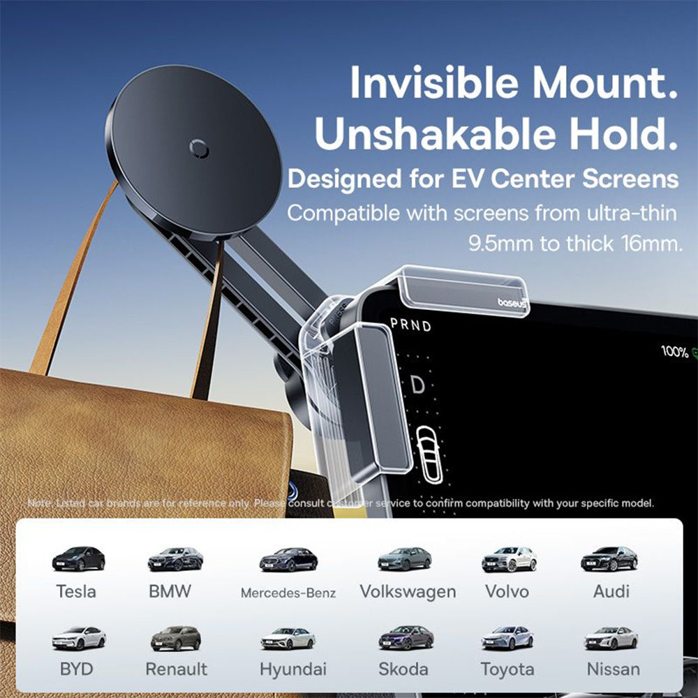 Baseus T-Space TC1 Central Screen Mount (Corner Version)-Cosmic Black