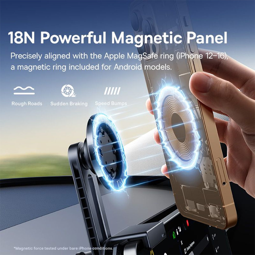 Baseus T-Space TC1 Central Screen Mount (Corner Version)-Cosmic Black