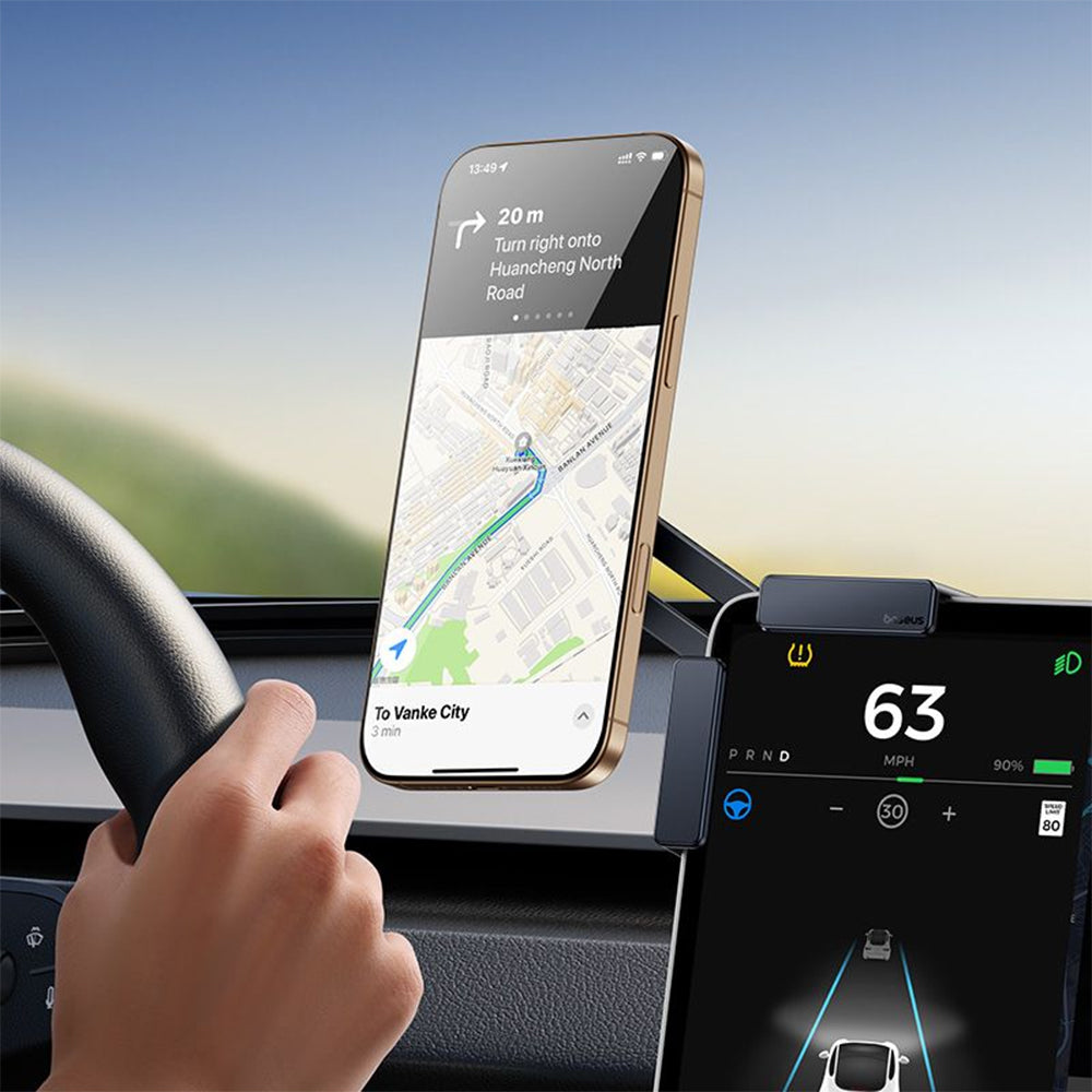 Baseus T-Space TC1 Central Screen Mount (Corner Version)-Cosmic Black