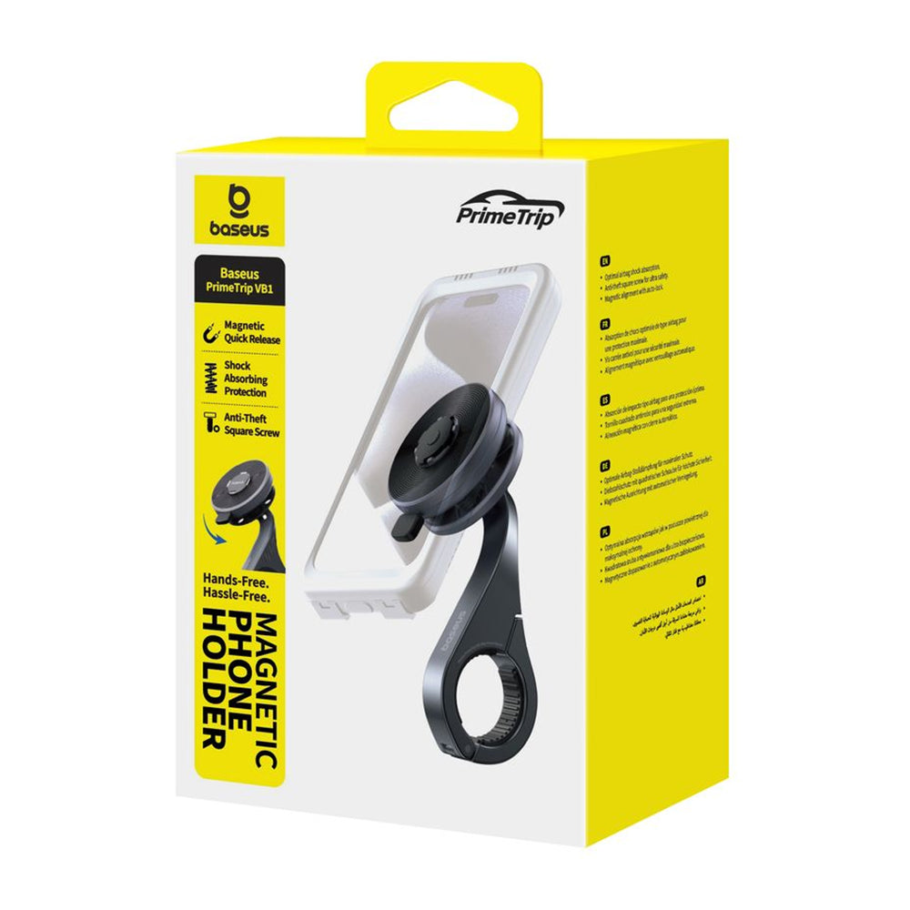 Baseus PrimeTrip VB1 Magnetic Bike Handlebar Mount – Space Grey | 2-Lazy Tech