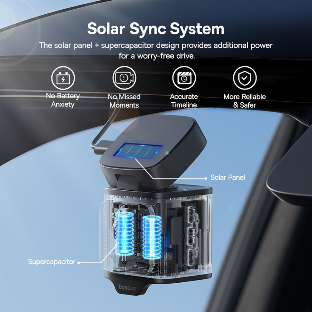 Baseus PrimeTrip VD1 Pro Dash Cam 4K+1080P