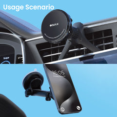 iQuick Magnetic Car Mount Charger with Cooling Semiconductor Radiator 15W Black