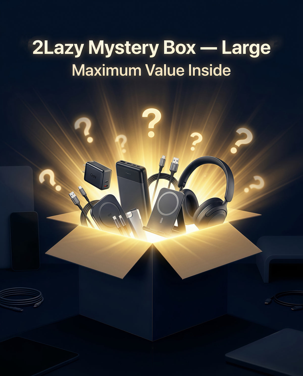 Daily Essential Mystery Box (Large) – Ultimate Everyday Tech Upgrade