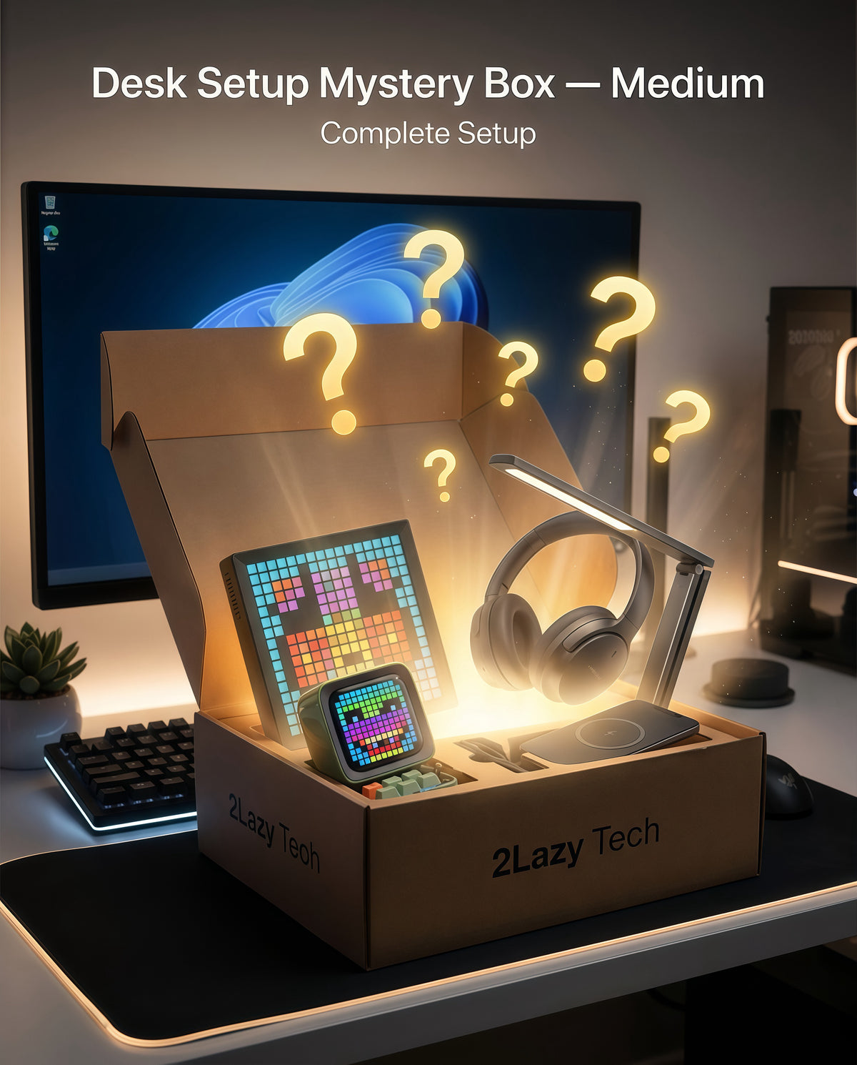 Desk Set-Up Mystery Box (Medium) – Best Value Workspace Upgrade