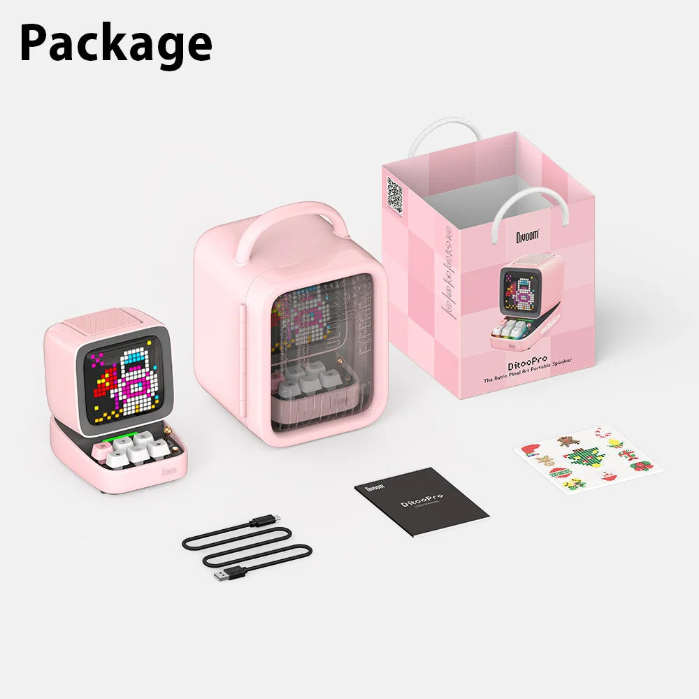 Divoom Ditoo-Pro Retro Bluetooth Speaker