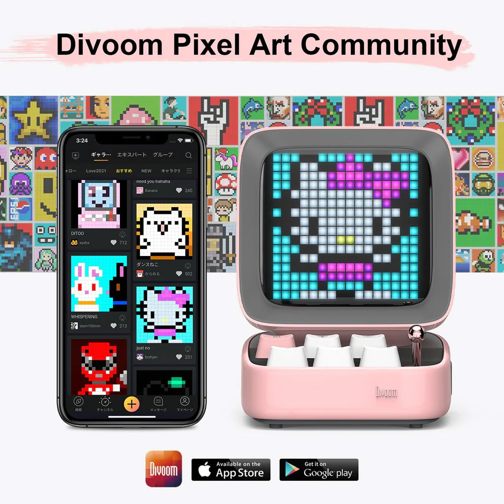 Divoom Ditoo-Pro Retro Bluetooth Speaker
