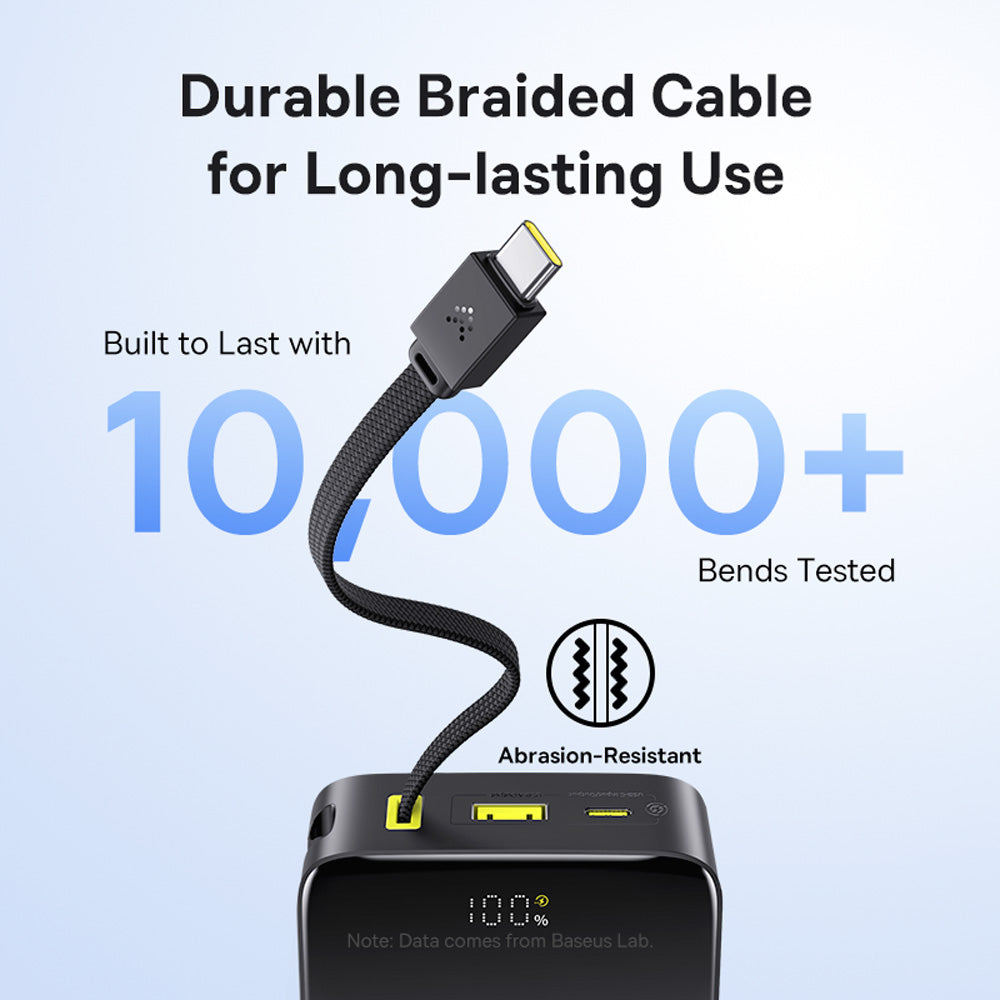 Baseus EnerFill FC51 Bipow2 Pro Power Bank 20000mAh 22.5W with Built-in Cable (Cosmic) (Copy)