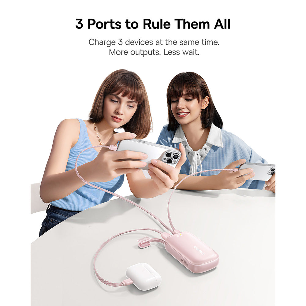 Baseus EnerFill FC21 Qpow 3 Ultra 45W Power Bank with Detachable Cable