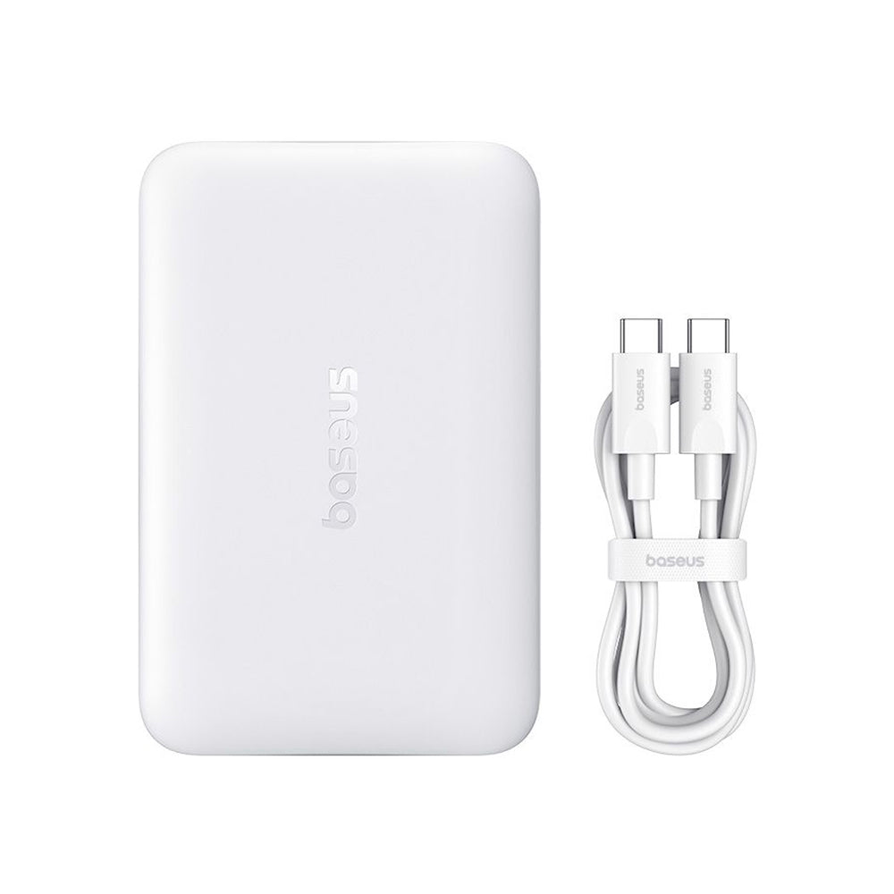 Baseus EnerFill FM11 Magnetic Power Bank 10000mAh 30W - Moon White
