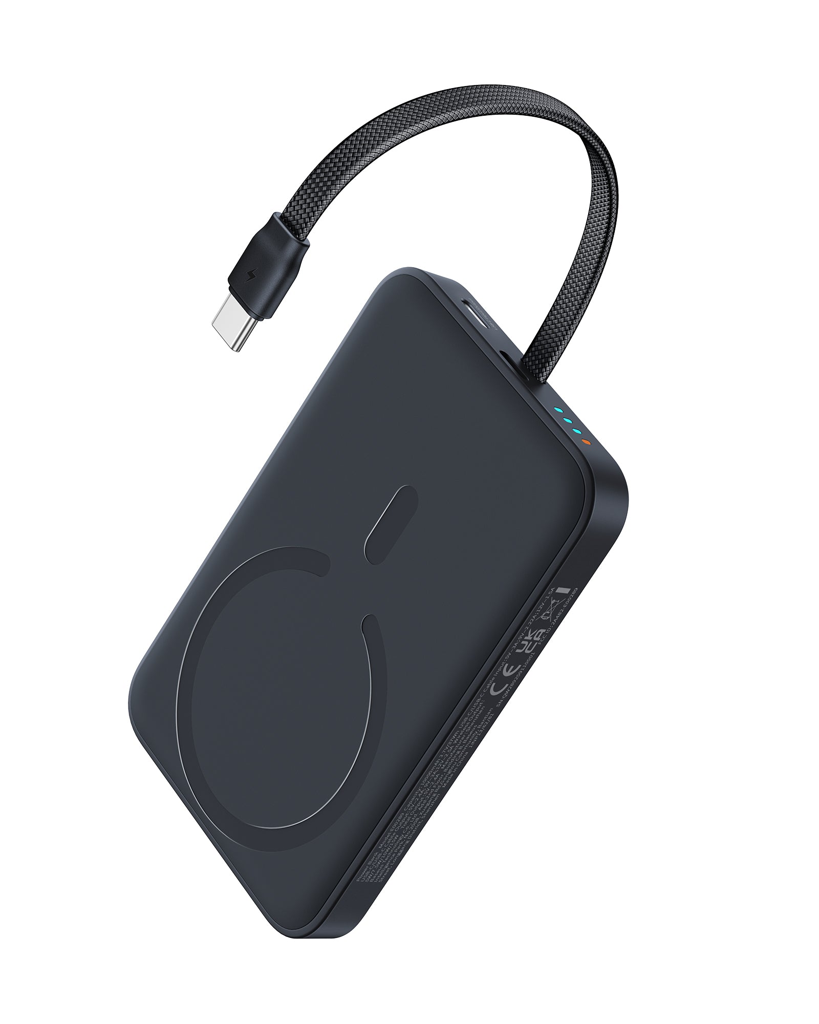Baseus EnerFill FM11 Magnetic Power Bank with Built-in USB-C Cable 10000mAh 30W - Cosmic