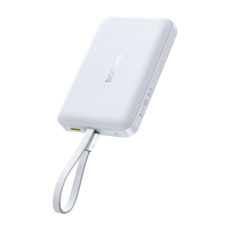Baseus EnerFill FM11 Magnetic Power Bank with Built-in USB-C Cable 10000mAh 30W - Cosmic