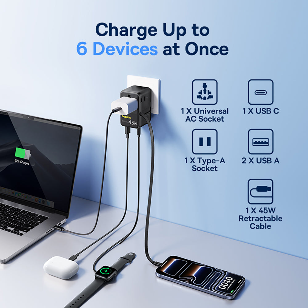 Baseus PicoGo Universal Travel Adapter