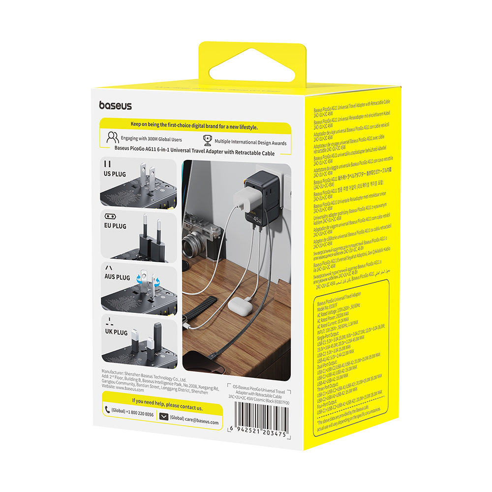 Baseus PicoGo Universal Travel Adapter