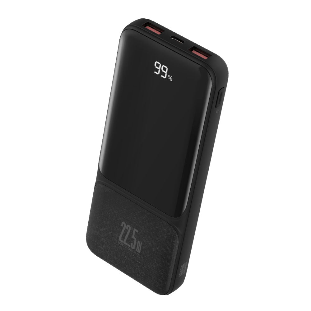 iQuick Power Square 10K Power Bank with Digital Display (Black)