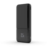 iQuick Power Square 10K Power Bank with Digital Display (Black)