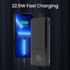 iQuick Power Sqaure 30K 22.5W Power Bank with Digital Display (Black)