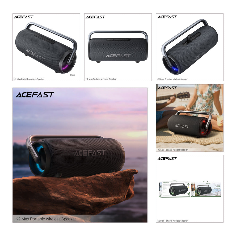 ACEFAST K2 Max Portable Wireless Speaker 220W - Black