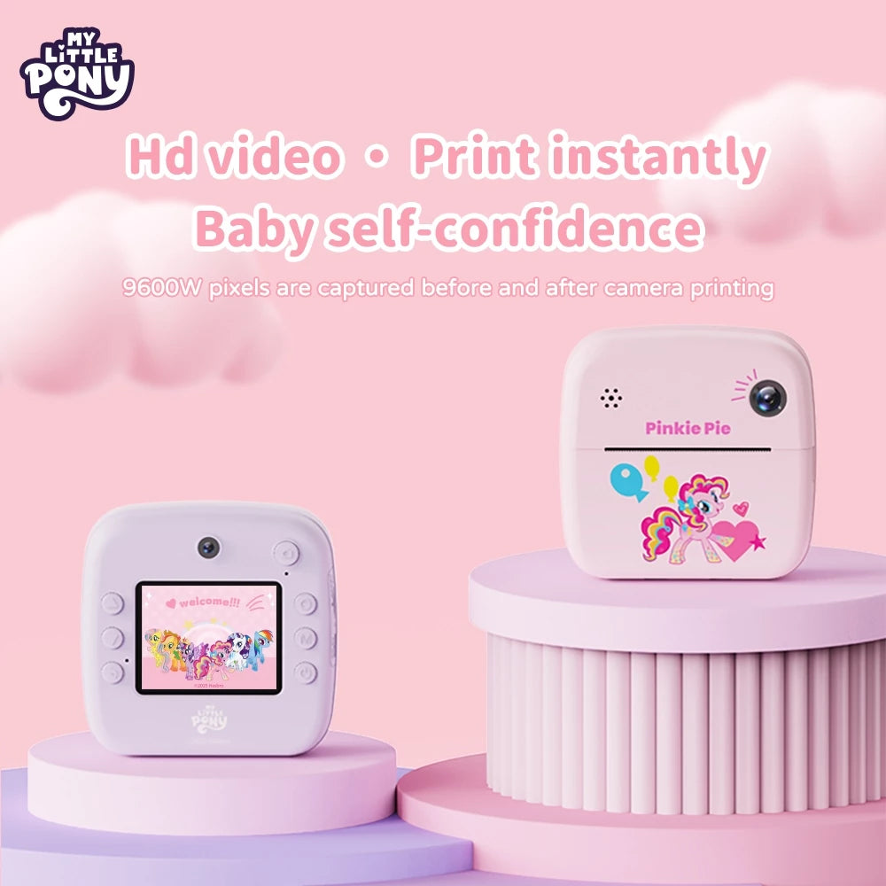 My Little Pony Kids Instant-Print Digital Camera – A06 (2.4" IPS, Dual 48MP, 1300mAh, Ages 3+)