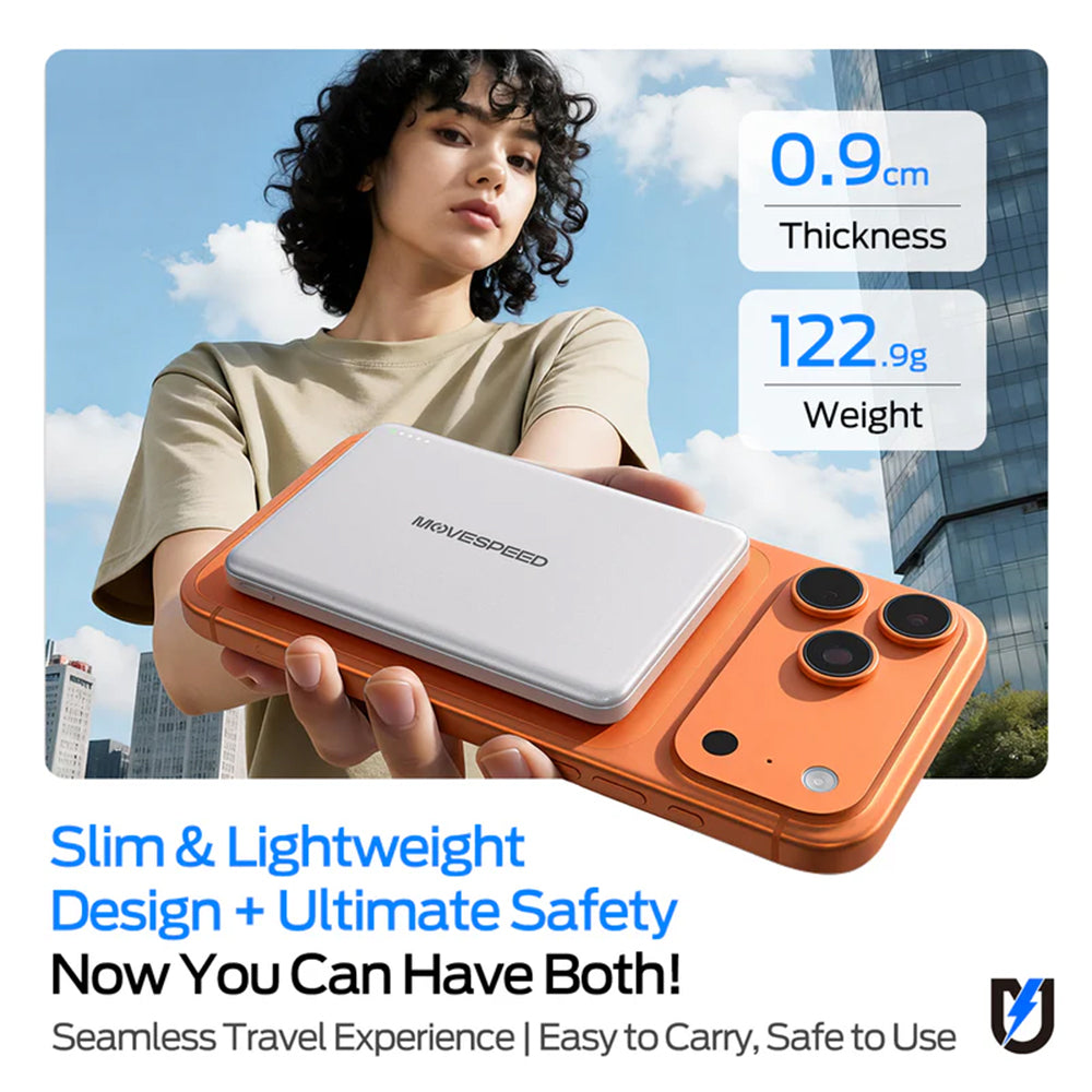 MOVE SPEED MSP07 Magnetic Solid-State 5000mAh Power Bank (CCC Certified)