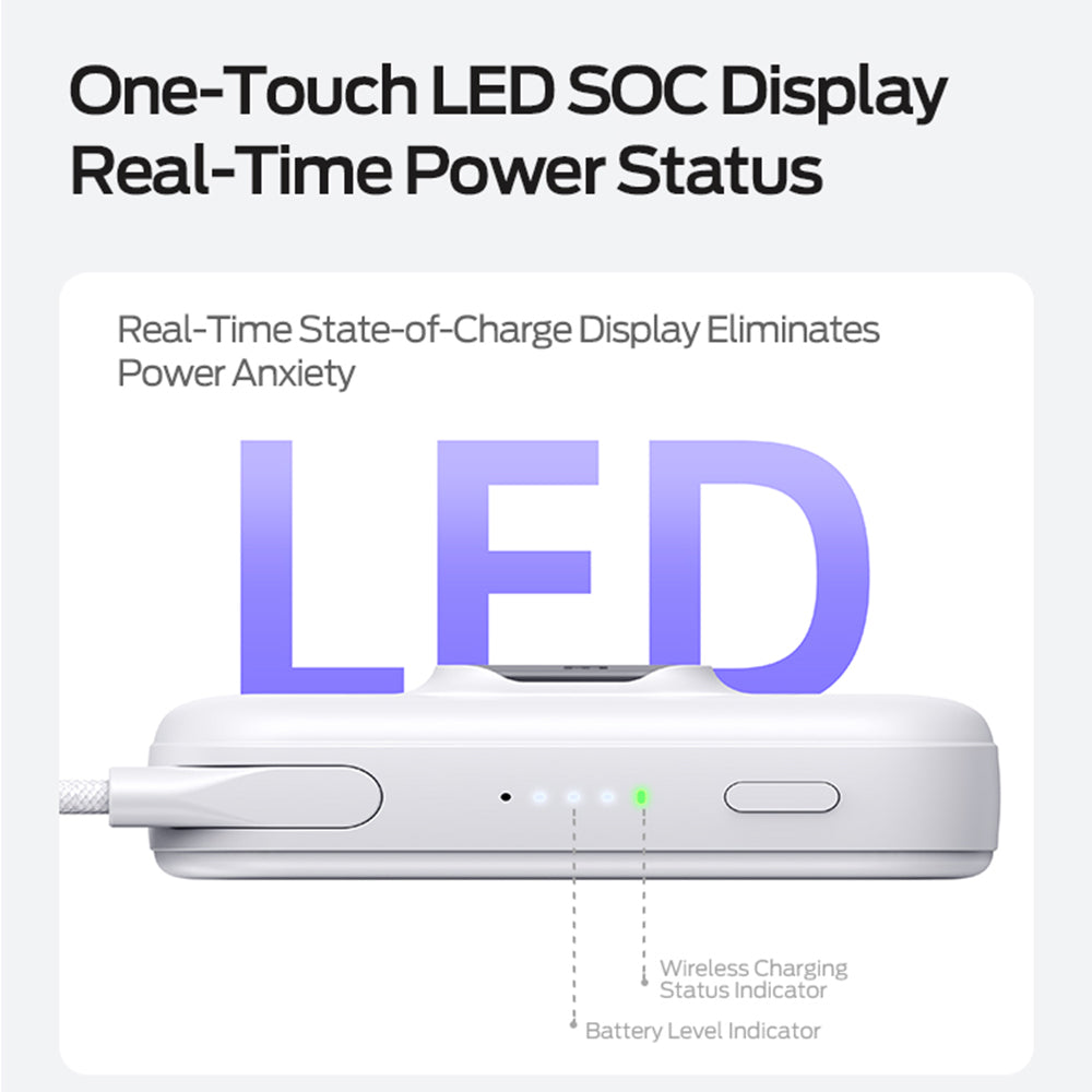 MOVE SPEED MSP16 Magnetic Wireless Gan Charging Mobile Power Bank with Bracket 10000mAh 22.5W