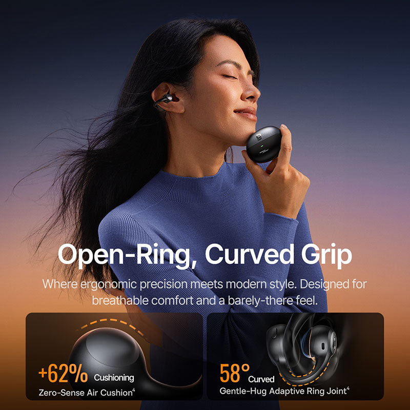 Baseus Inspire XC1 Open-Back True Wireless Bluetooth Headphones with App EQ & IP66 Water Resistance