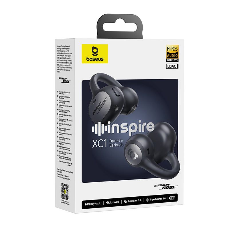 Baseus Inspire XC1 Open-Back True Wireless Bluetooth Headphones with App EQ & IP66 Water Resistance