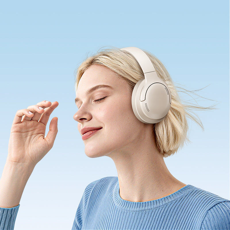 Baseus Wireless Noise Cancelling Headphones (Bluetooth 6.0 | 75H Battery | AI ENC)