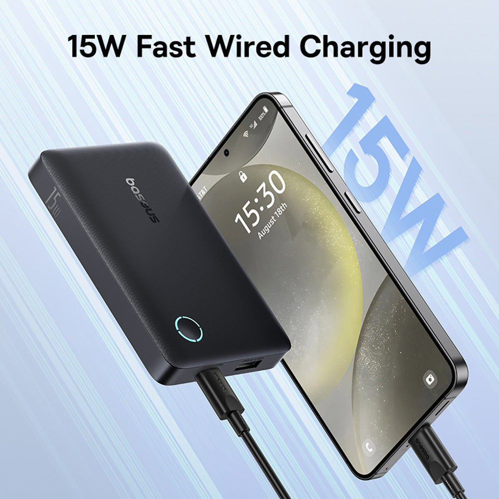 Baseus EnerFill FP21 10000mAh Power Bank 15W Thin & Lightweight Portable Charger
