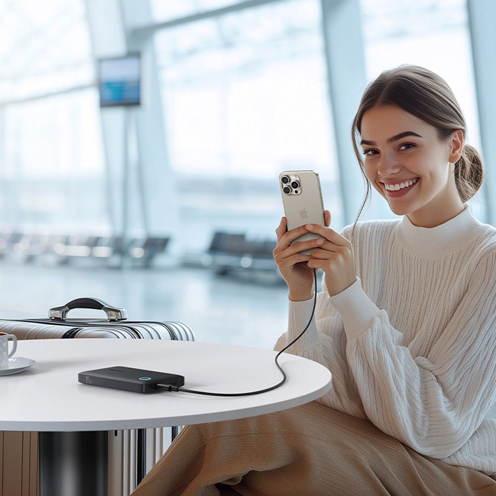 Baseus EnerFill FP21 10000mAh Power Bank 15W Thin & Lightweight Portable Charger