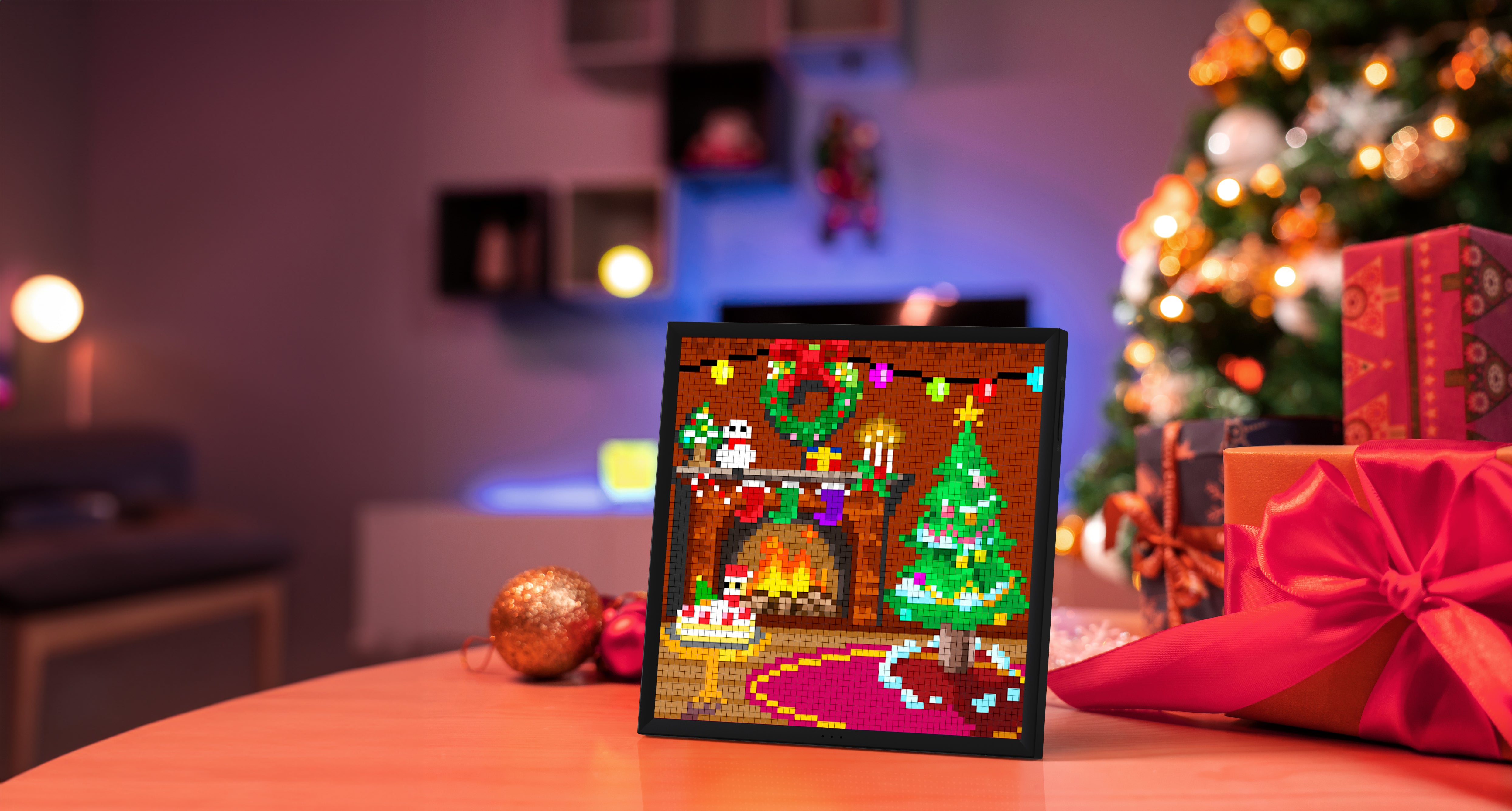 Divoom Pixoo64 64x64 Pixel Art LED Display Social Media Counter
