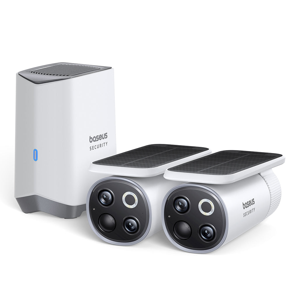 Baseus Security S1 Pro Kit Outdoor Dual Camera 2-Cam 3K-White