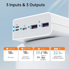 Romoss Sense8F 30K 22.5W Power Bank (White)