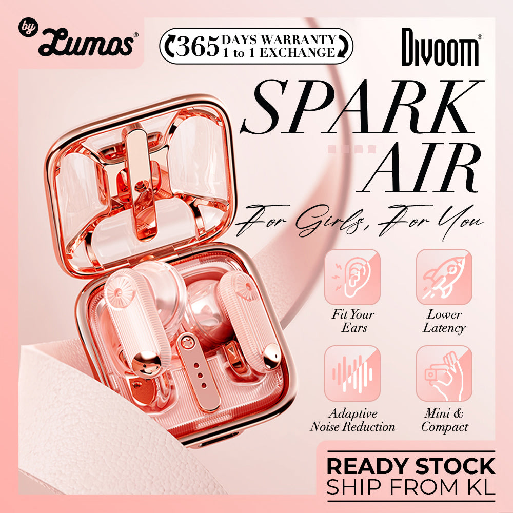 Divoom Spark Air TWS Earphone Pink