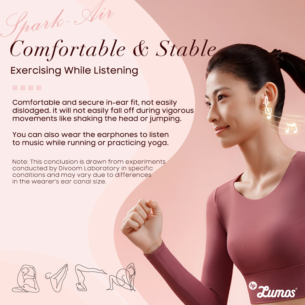 Divoom Spark Air TWS Earphone Pink