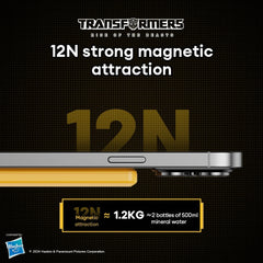 Transformers Magnetic Wireless Charging 5K 20W Power Bank (Yellow)