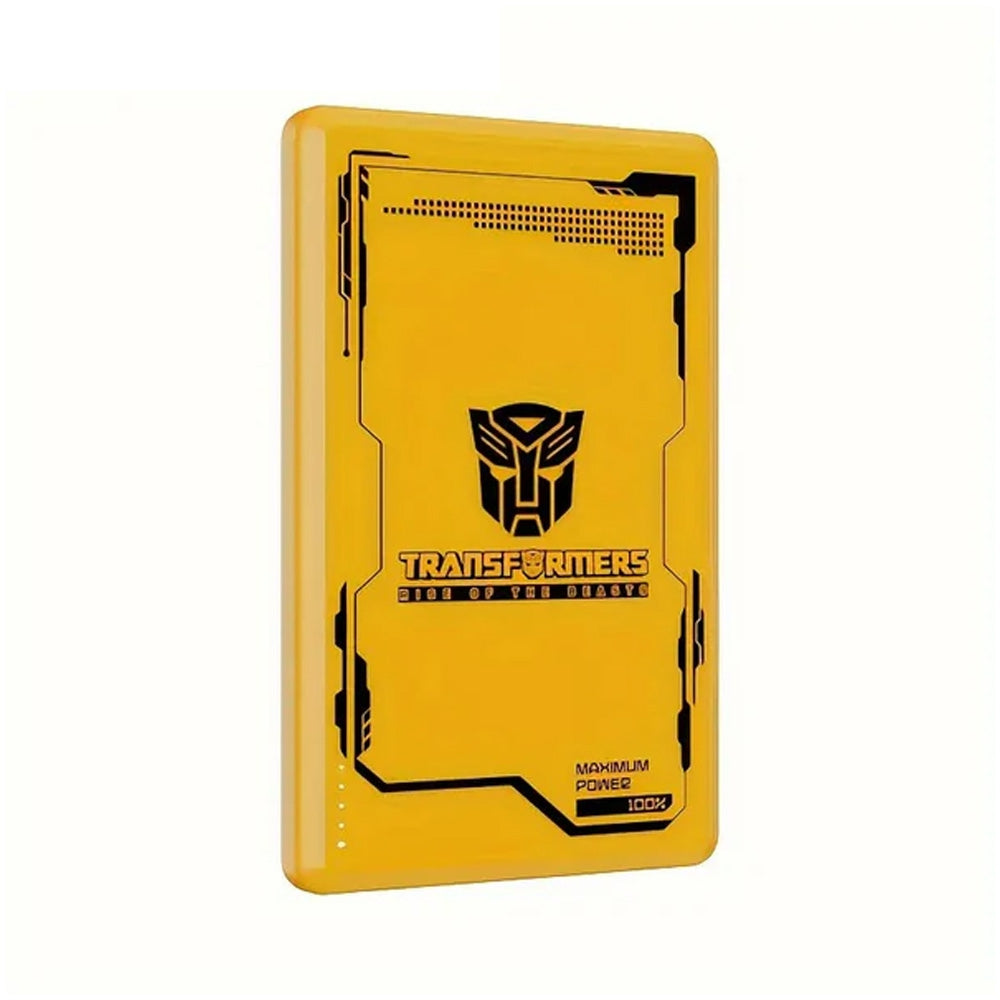 Transformers 5K Magnetic Wireless Charging Power Bank (Yellow)