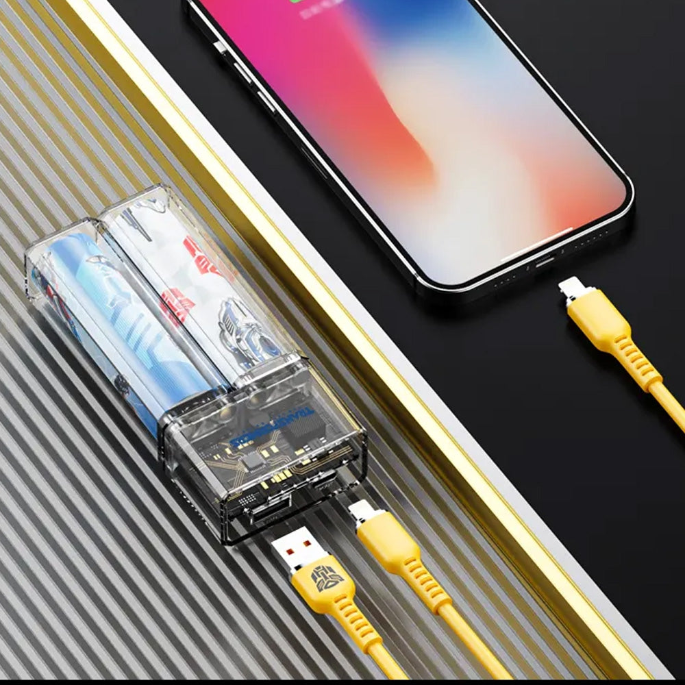 Transformers Wireless Charging Power Bank with Removable Battery