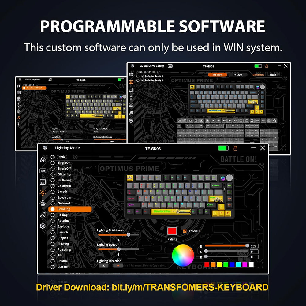 Transformers GK03 Wireless Mechanical Keyboard