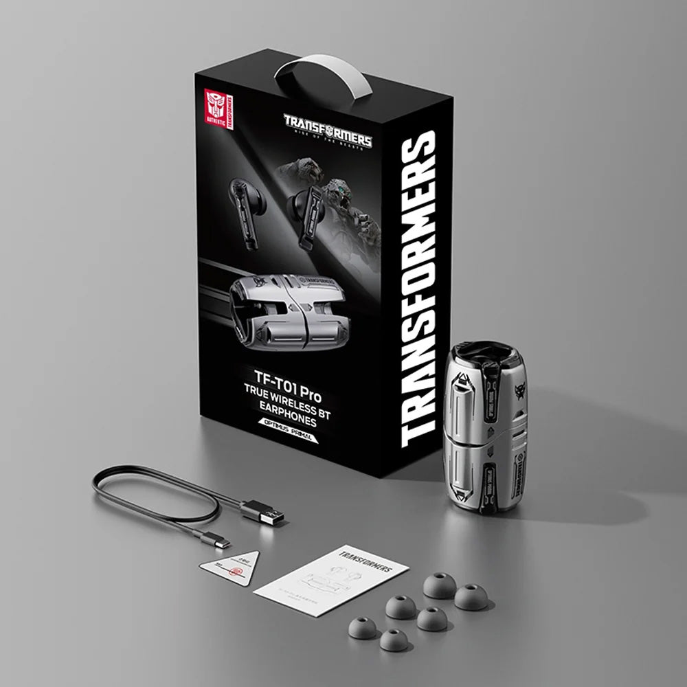 Transformers TF-T01 PRO ANC Earbuds Bluetooth 5.3 Earphones