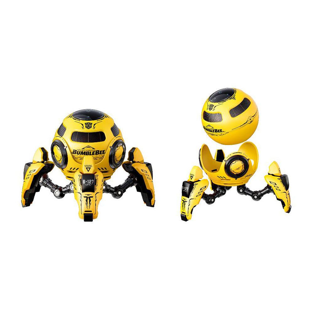 2-Lazy 2-Decide Bundle: Divoom Time Gate Yellow + Transformers TF-Y17 Bluetooth Speaker (Yellow)