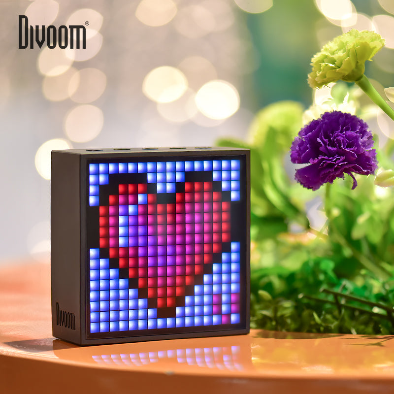 Divoom Timebox-Evo Pixel Art Speaker 16x16 DIY LED Display Alarm Clock Box