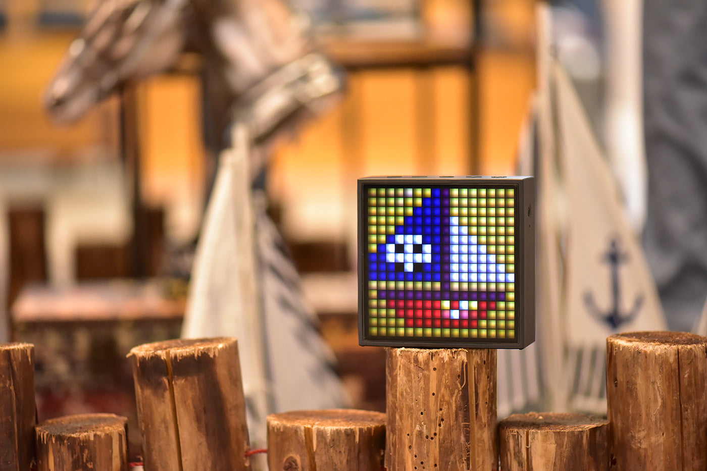 Divoom Timebox-Evo Pixel Art Speaker 16x16 DIY LED Display Alarm Clock Box