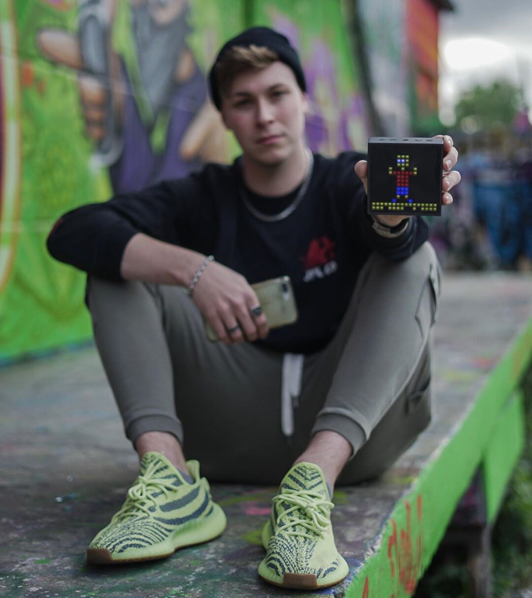 Divoom Timebox-Evo Pixel Art Speaker 16x16 DIY LED Display Alarm Clock Box