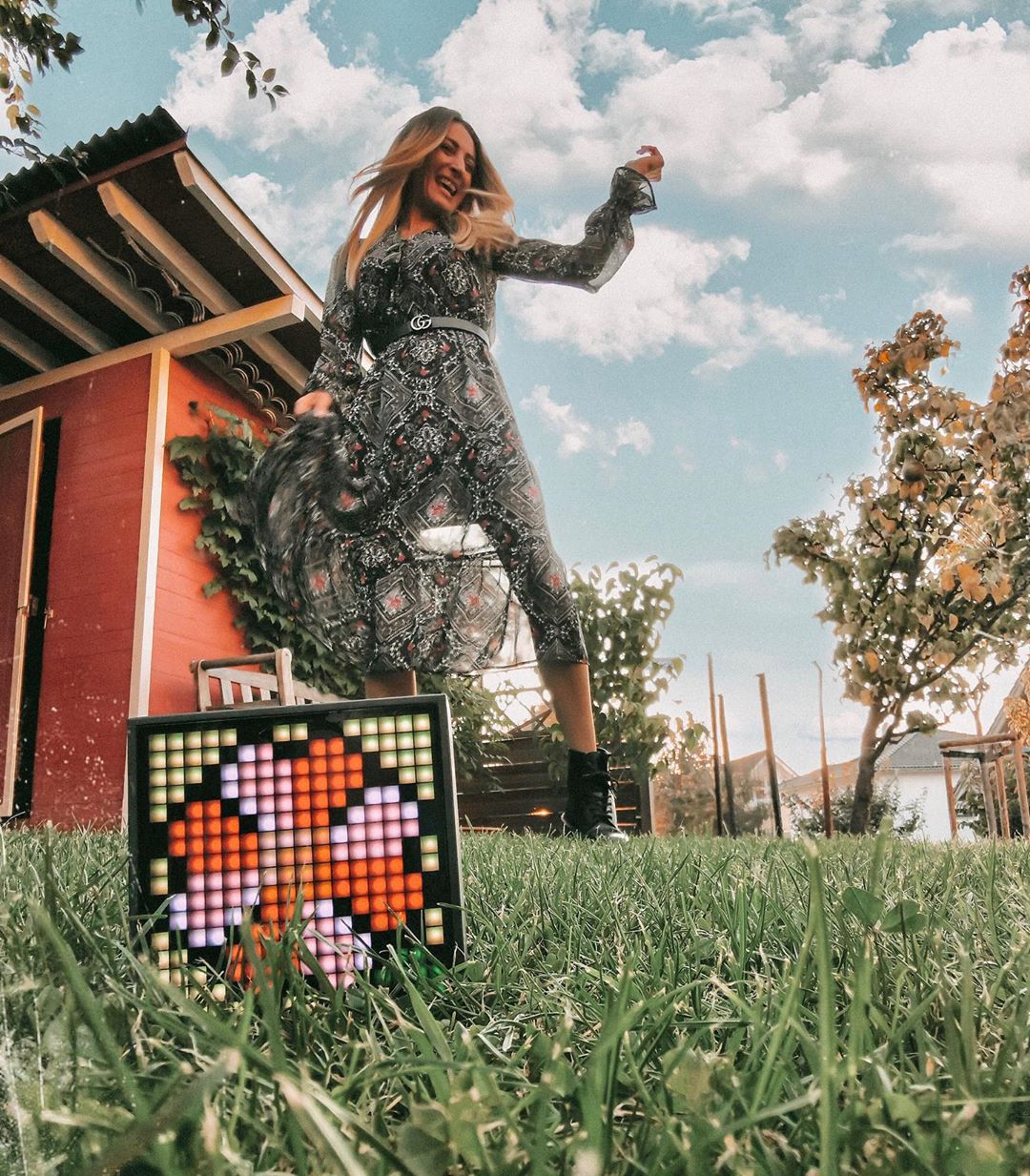 Divoom Timebox-Evo Pixel Art Speaker 16x16 DIY LED Display Alarm Clock Box