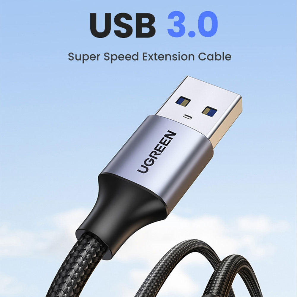 UGREEN USB 3.0 Extension Cable USB (Male) - USB (Female)-Black