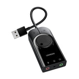 UGREEN USB External Stereo Sound Adapter 15cm-Black